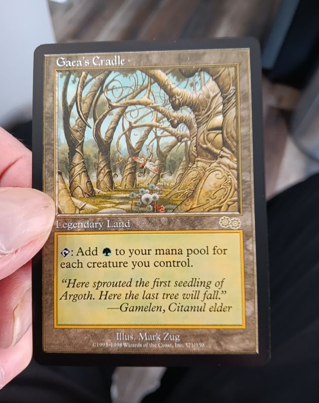 1999 Magic: The Gathering #121 Gaea's Cradle — front