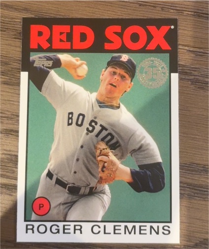 2021 Topps Series 1 1986 35th Anniversary #86B-40 Roger Clemens — front