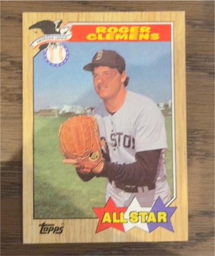 1987 Topps #614 Roger Clemens All-Star — front