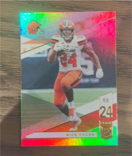 2019 Panini Donruss Elite #97 Nick Chubb — front