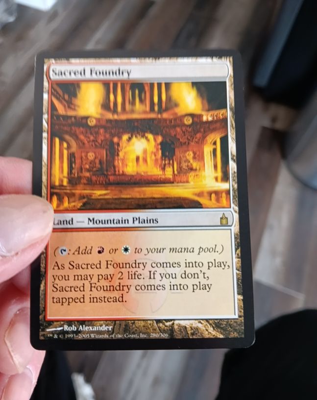 2005 Magic: The Gathering #280 Sacred Foundry — front