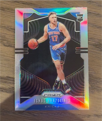 2019-20 Panini Prizm #284 Ignas Brazdeikis — front