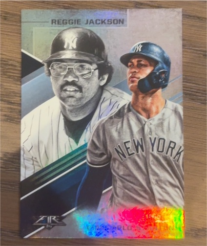 2019 Topps Fire Lasting Legacies #LL-11 Reggie Jackson — front