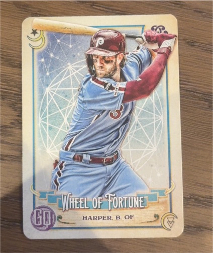 2020 Topps Gypsy Queen Tarot of the Diamond #TOD-17 Bryce Harper — front
