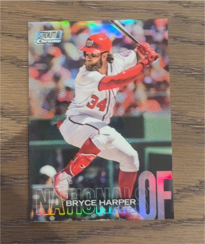 2018 Topps Stadium Club Chrome #SCC-179 Bryce Harper — front