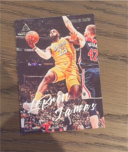 2019-20 Panini Chronicles Luminance #162 LeBron James — front