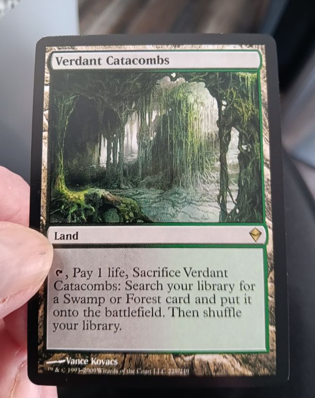 2009 Magic: The Gathering #220 Verdant Catacombs — front
