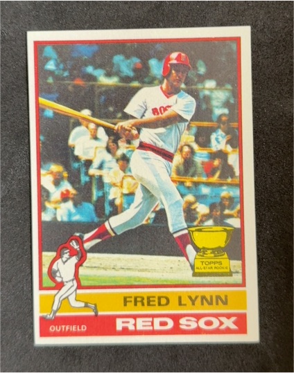 1976 Topps #50 Fred Lynn — front