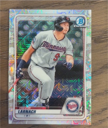 2020 Bowman Chrome #BCP-249 Trevor Larnach — front