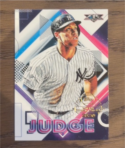 2020 Topps Fire National Baseball Card Day #FP-1 Aaron Judge — front