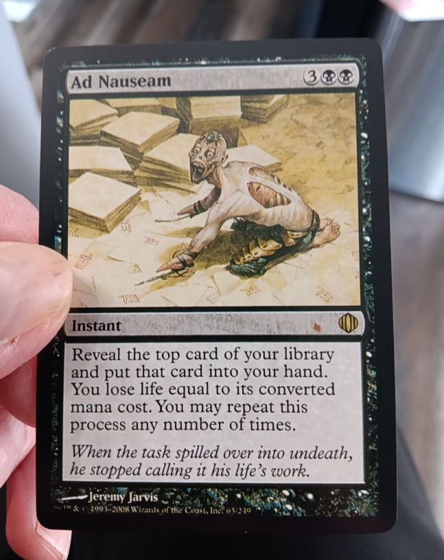 2008 Magic: The Gathering Shards of Alara #63 Ad Nauseam — front