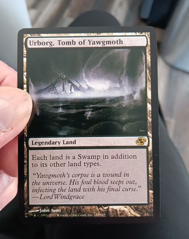 2007 Magic: The Gathering Planar Chaos #165 Urborg, Tomb of Yawgmoth — front