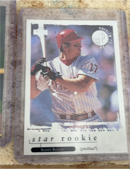 1998 Upper Deck Preview Edition Star Rookie #2 Scott Rolen — front