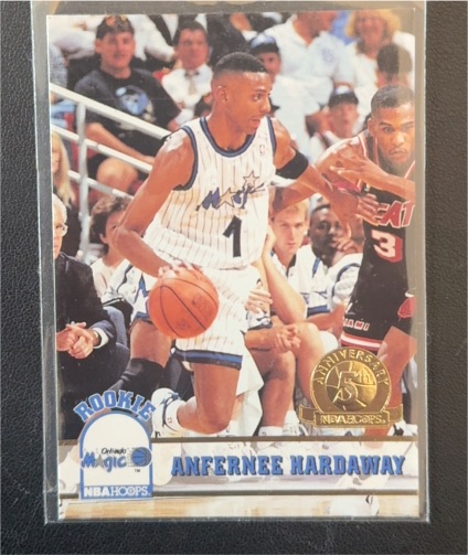 1993-94 NBA Hoops #380 Anfernee Hardaway — front