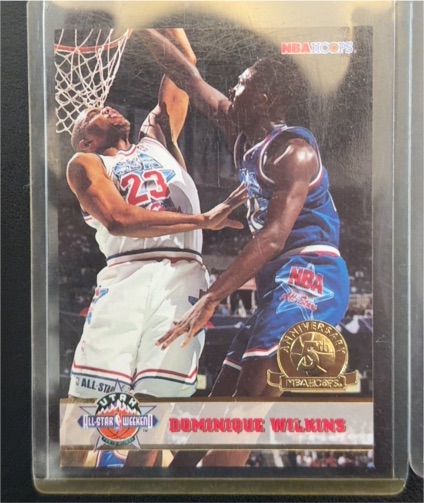 1993 NBA Hoops #261 Dominique Wilkins — front