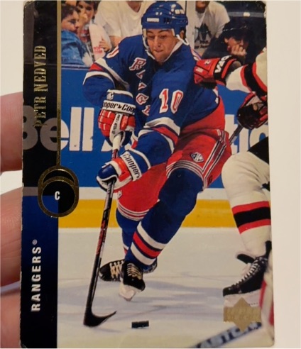 1994-95 Upper Deck #164 Petr Nedved New York Rangers — front