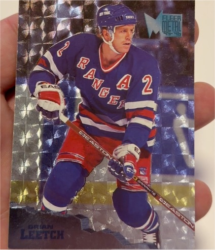 1995-96 Fleer Metal #12 Brian Leetch — front