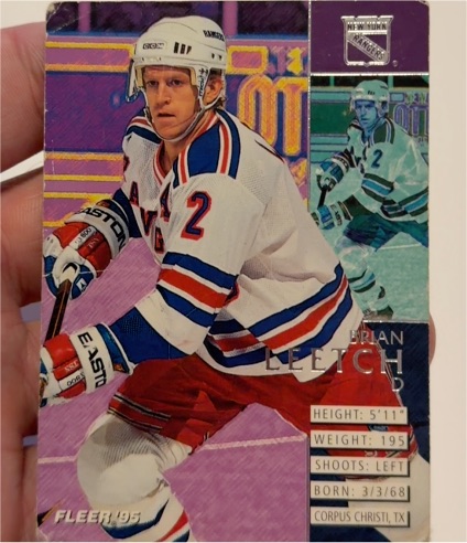 1994-95 Fleer #135 Brian Leetch — front