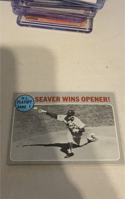 1970 Topps #195 Tom Seaver Wins Opener — front