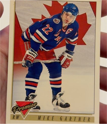 1993-94 Topps Premier #384 Mike Gartner — front