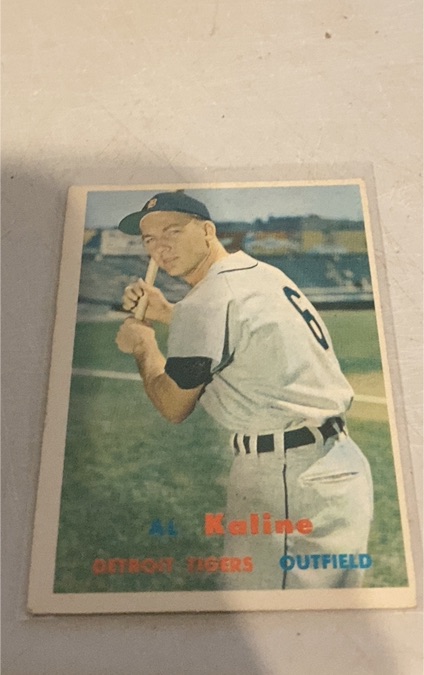 1957 Topps #125 Al Kaline — front