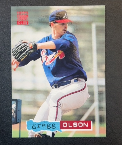 1994 Topps Stadium Club #602 Gregg Olson — front