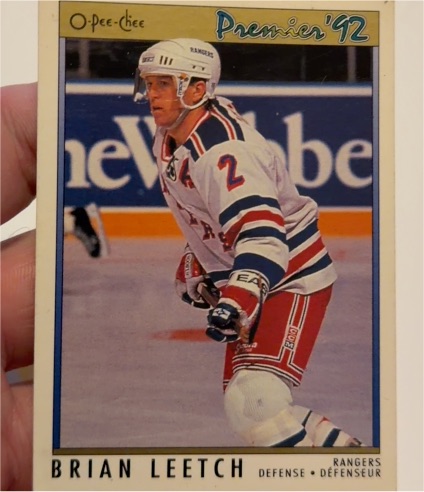 1991-92 O-Pee-Chee Premier #57 Brian Leetch — front