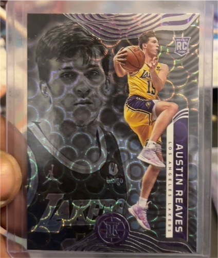 2021-22 Panini Illusions #181 Austin Reaves Rookie Card — front