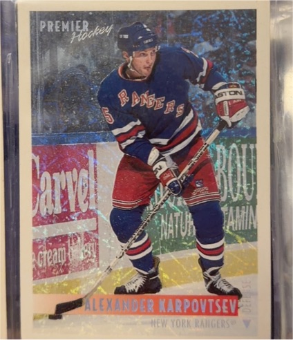 1994-95 Topps Premier #255 Alexander Karpovtsev — front