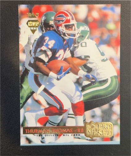 1992 Pro Set MVP #1 Thurman Thomas — front