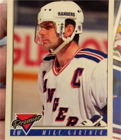 1993-94 Topps Premier #375 Mike Gartner — front