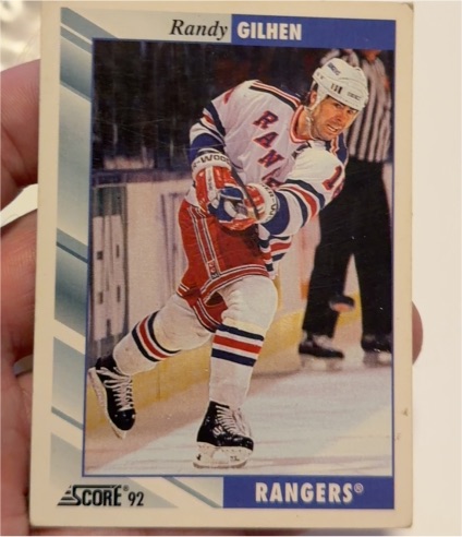 1992-93 Score #268 Randy Gilhen — front