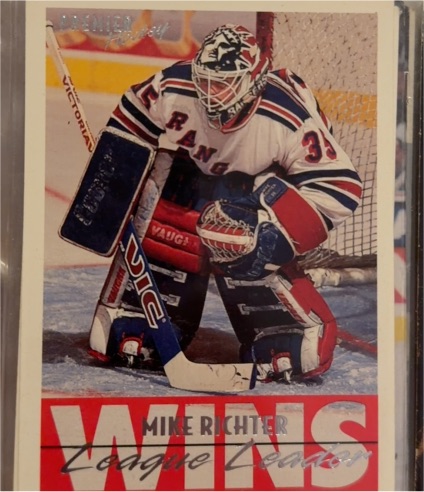 1994-95 Topps Premier #155 Mike Richter — front