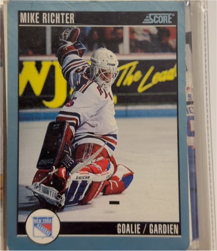 1992-93 Score Canadian #5 Mike Richter — front