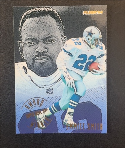 1994 Fleer #4 Emmitt Smith Award Winners — front