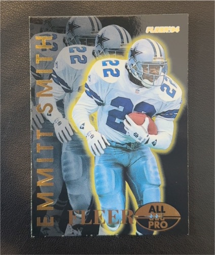 1994 Fleer All Pro #17 Emmitt Smith — front