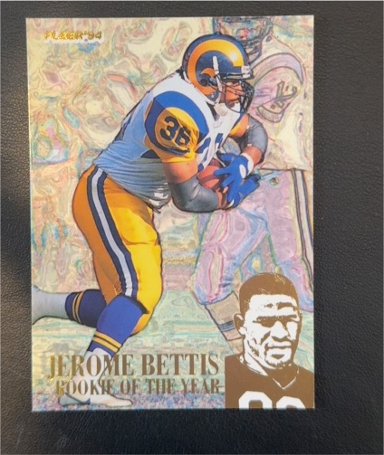1994 Fleer #3 Jerome Bettis Rookie of the Year — front