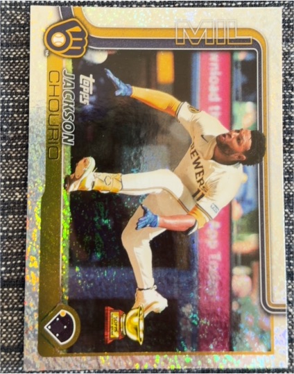 2025 Topps Series 2 #376 Jackson Chourio — front