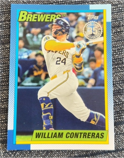 2025 Topps Series 2 1990 Topps #90B2-17 William Contreras — front