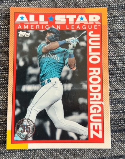 2025 Topps Series 2 #90AS-48 Julio Rodriguez 1990 All-Star — front