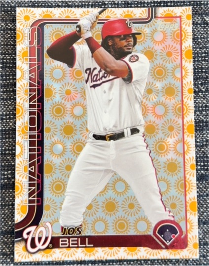 2025 Topps Series 2 #366 Josh Bell Holiday Sun — front