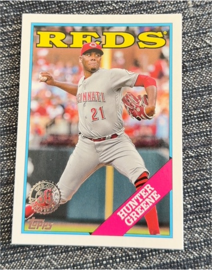 2023 Topps 1988 Topps Baseball #T88-49 Hunter Greene — front