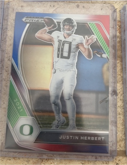 2021 Panini Prizm Draft Picks #20 Justin Herbert — front