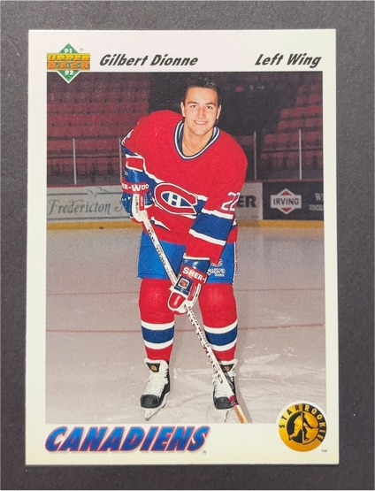 1991-92 Upper Deck #448 Gilbert Dionne — front