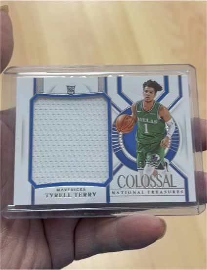 2020-21 Panini National Treasures Colossal Rookie #CRM-TYT Tyrell Terry — front