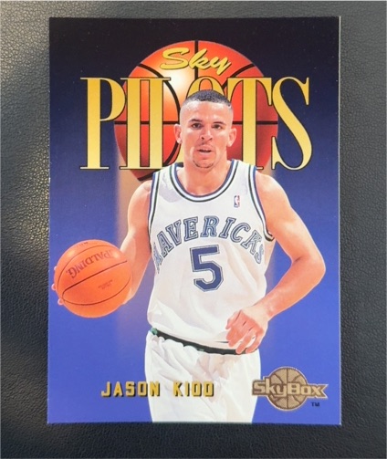 1995 SkyBox Sky Pilots #343 Jason Kidd — front