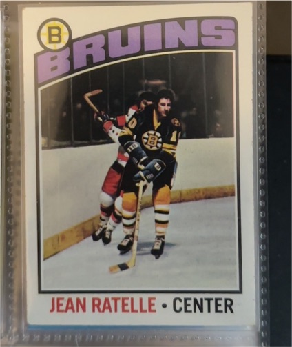 1976-77 Topps #80 Jean Ratelle — front
