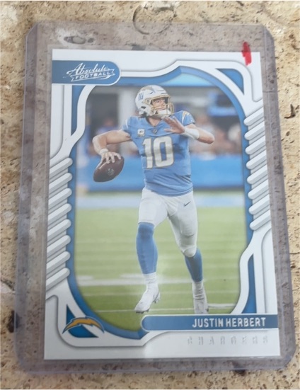 2022 Panini Absolute #87 Justin Herbert — front