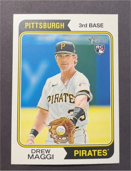 2023 Topps Heritage High Number #601 Drew Maggi — front