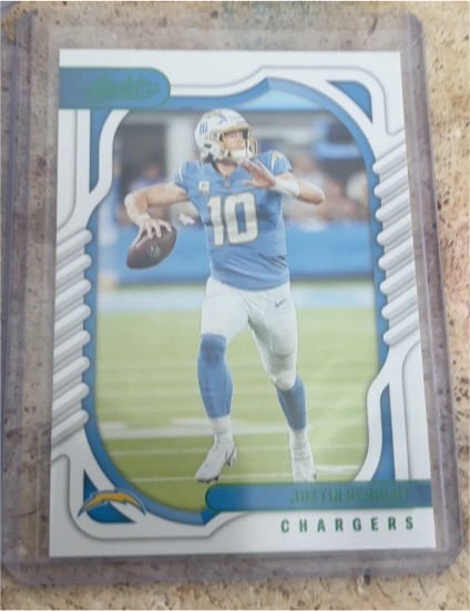 2022 Panini Absolute #87 Justin Herbert — front